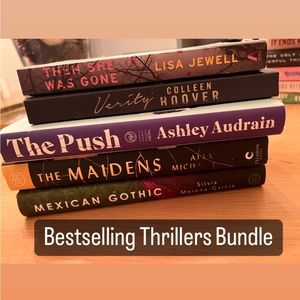 Bestselling Book Bundle 5 Books (THRILLERS) Verity, It Ends with Us etc
